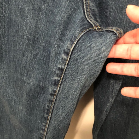 28. Lands End, Dark Wash, Denim, Straight Leg - Picture 6 of 13